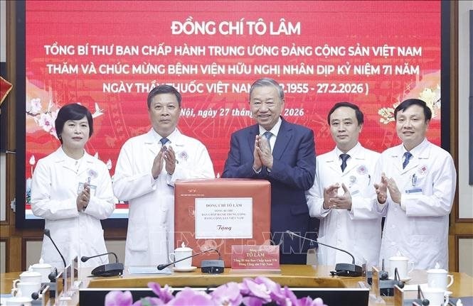 Toàn văn phát biểu của Tổng Bí thư Tô Lâm tại Bệnh viện Hữu Nghị nhân kỷ niệm 71 năm Ngày Thầy thuốc Việt Nam
