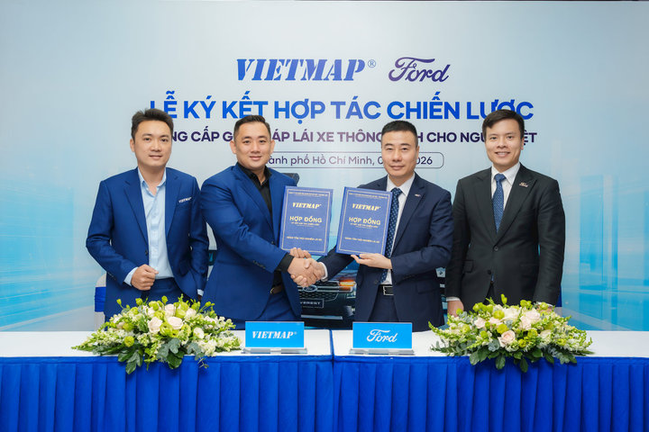 Ford Việt Nam và Vietmap hợp tác cung cấp giải pháp hỗ trợ lái xe thông minh