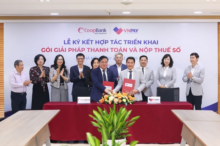 Co-opBank và VNPAY hợp tác triển khai giải pháp thanh toán, nộp thuế số cho hộ kinh doanh