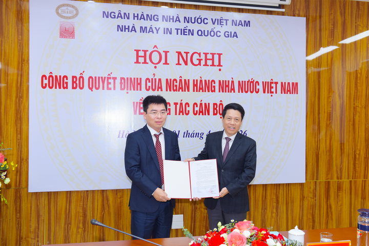 Bổ nhiệm thành viên Hội đồng thành viên và giao phụ trách Hội đồng thành viên Nhà máy In tiền Quốc gia