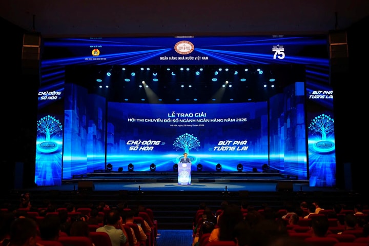 Bế mạc và trao giải Hội thi Chuyển đổi số ngành Ngân hàng 2026: Tôn vinh trí tuệ và khát vọng "bứt phá tương lai"