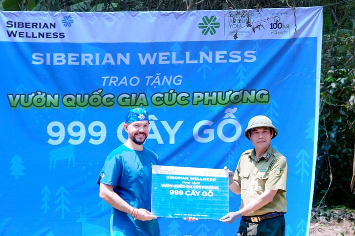‏Siberian Wellness tiếp tục dự án Eco Project với 999 cây xanh gieo trồng tại rừng Cúc Phương‏
