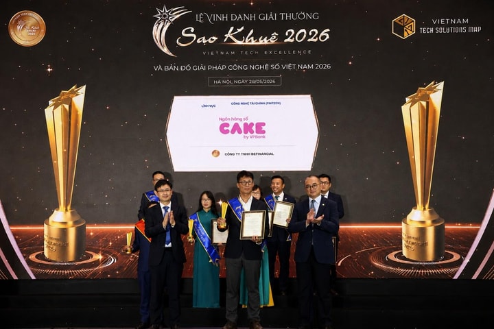 Sao Khuê 2026 ghi nhận năng lực công nghệ AI-first của Cake