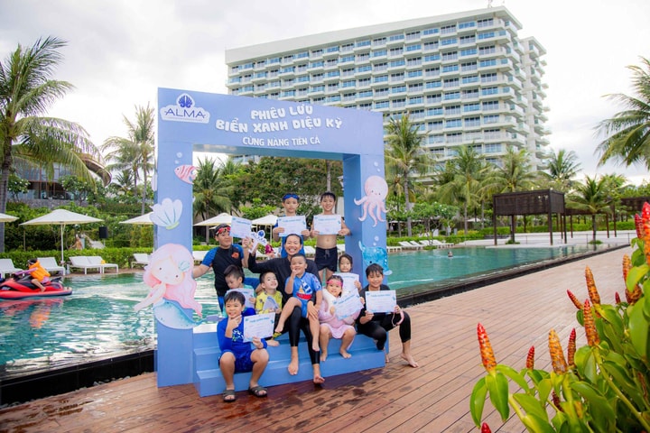Alma Resort Cam Ranh khởi động kỳ nghỉ hè ý nghĩa cho gia đình với hoạt động kết hợp nhà vô địch bơi quốc gia Ánh Viên