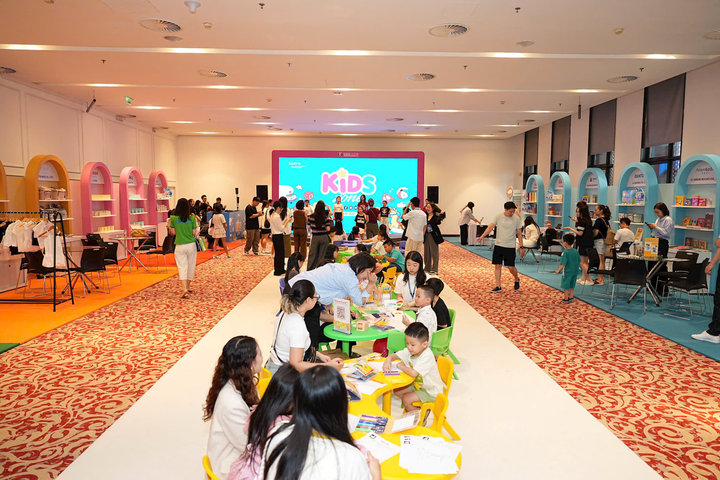 Khu vực KIDS Zone thu hút nhiều quan tâm tại Triển lãm Thương hiệu & Giải trí Hàn Quốc