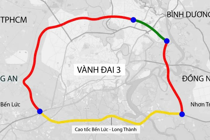 Đề xuất đầu tư hoàn thiện Vành đai 3 TP. Hồ Chí Minh lên 8 làn xe