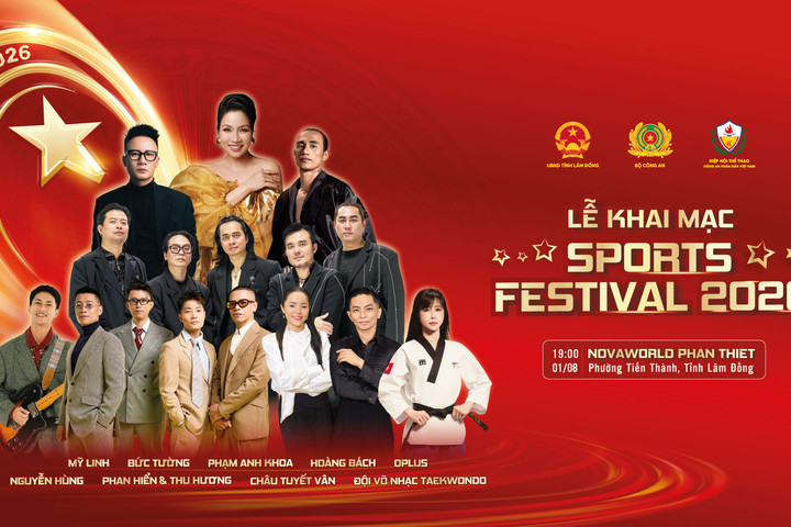 Lễ khai mạc Sport Festival 2026: Bùng nổ và lan tỏa tinh thần thể thao đến cộng đồng