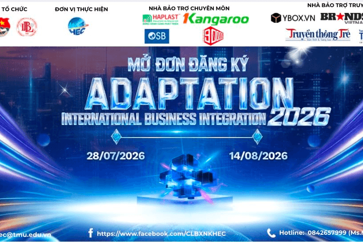 International Business Integration 2026 chính thức khởi động với chủ đề “Adaptation”