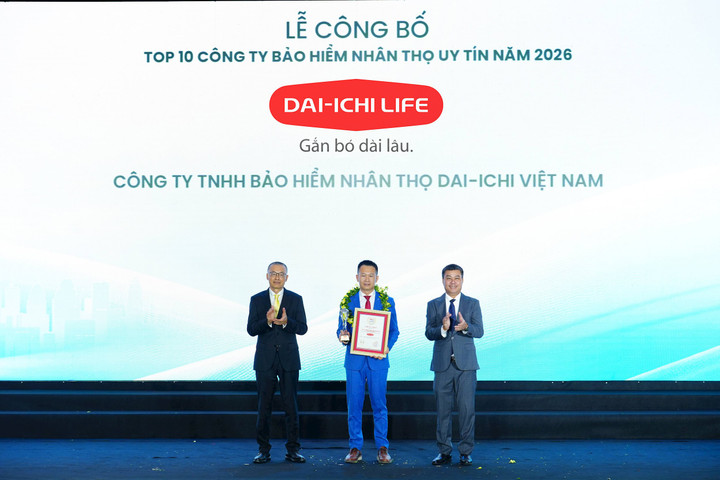 Dai-ichi Life Việt Nam tiếp tục khẳng định vị thế Top 3 Công ty Bảo hiểm Nhân thọ uy tín 2026