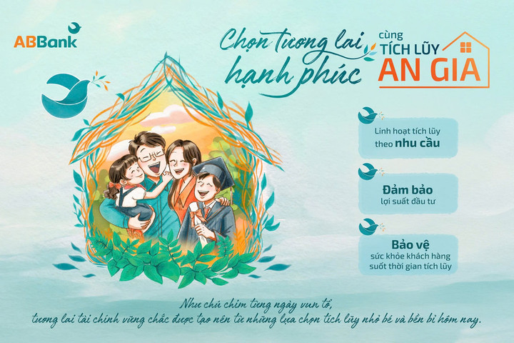 ABBank ra mắt Tích lũy An Gia: Giải pháp giúp khách hàng tự chủ tài chính và bảo vệ sức khỏe cho tương lai