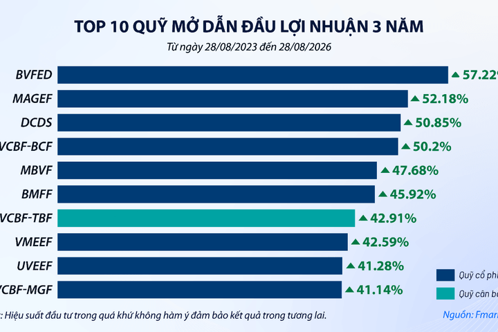Quỹ mở hưởng lợi khi thị trường chứng khoán bật tăng
