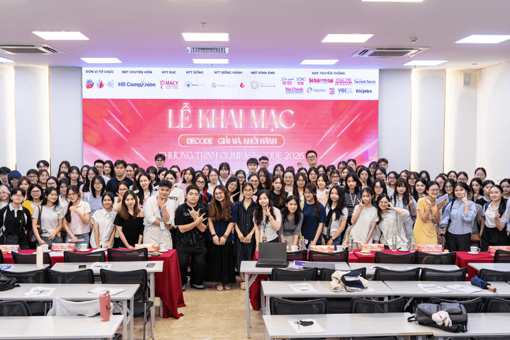 Khởi động chuỗi sự kiện CompassCode 2026: Hành trình định hướng - phát triển nghề nghiệp dành cho sinh viên trên địa bàn Hà Nội