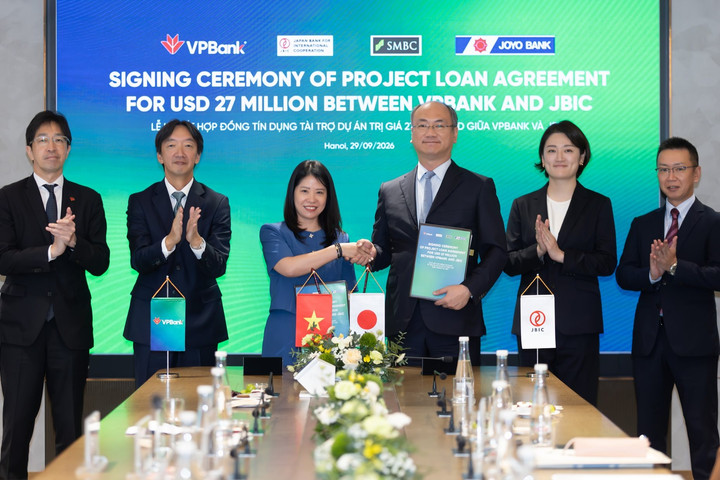 VPBank và JBIC ký kết khoản vay 27 triệu USD, tài trợ chuyển dịch năng lượng tại Việt Nam