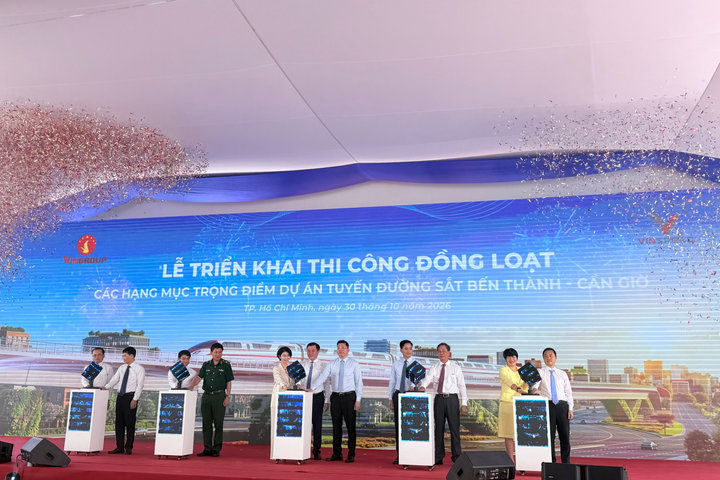 Vinspeed tăng tốc thi công tuyến đường sắt tốc độ cao Bến Thành - Cần Giờ